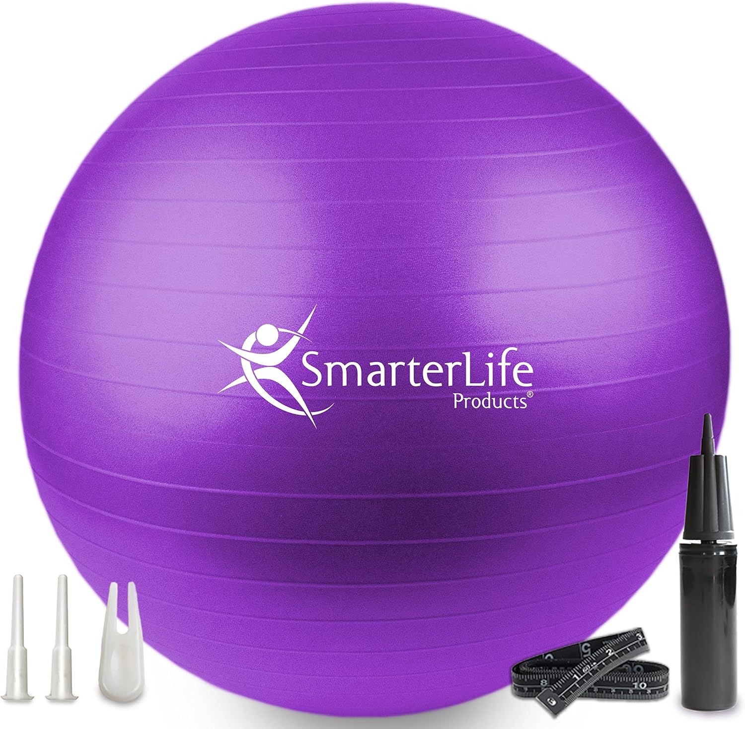 SmarterLife Exercise Ball, Yoga Ball for Gym, Balance, Stability, Pregnancy