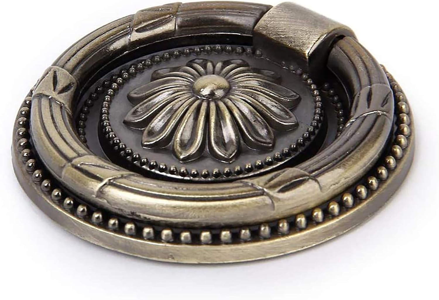 1.77 Inch Bronze Antique Drawer Pulls for Cabinet, 6 Packs