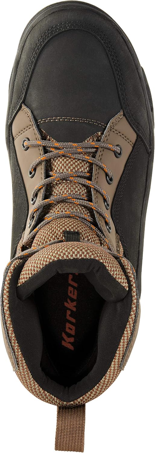Korkers Buckskin Men's Wading Boots - Durable and Non-Corrosive - Includes Interchangeable Felt & Kling-On Soles
