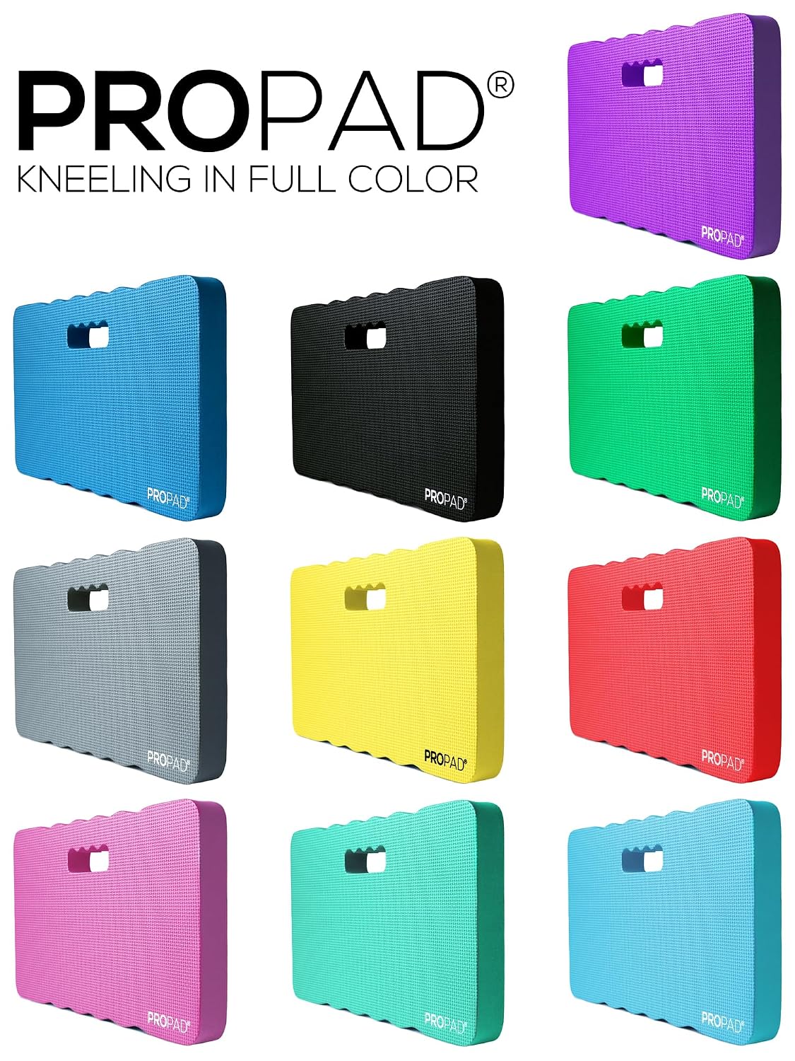 Thick Kneeling Pad, Garden Kneeler for Gardening, Bath Kneeler for Baby Bath, Kneeling Mat for Exercise & Yoga, Knee Pad for Work, Floor Foam Pad, Extra Large (XL) 18 x 11 x 1.5 Inches, Blue