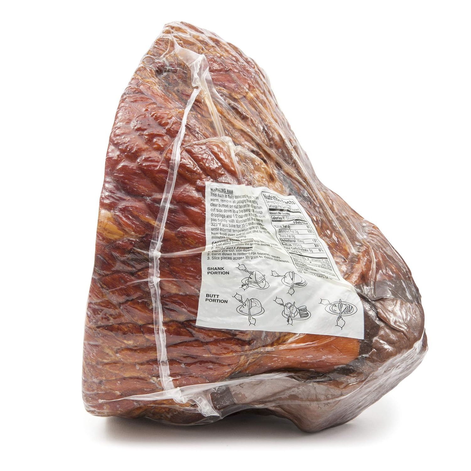 Frick's Bone-In Ham Portion, Hickory Smoked (7.5 lbs. Average Weight)