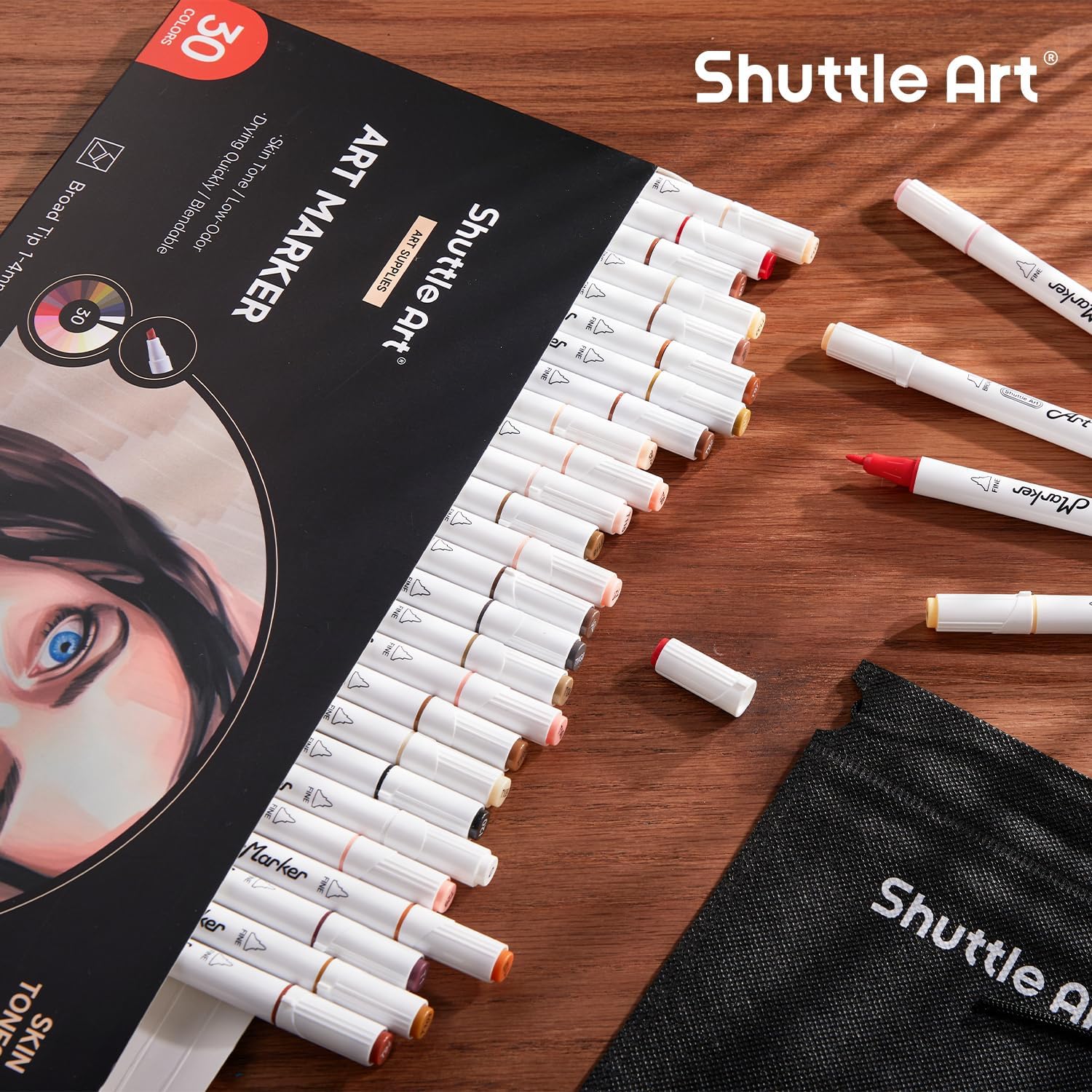 Shuttle Art 101 Colors Alcohol Markers