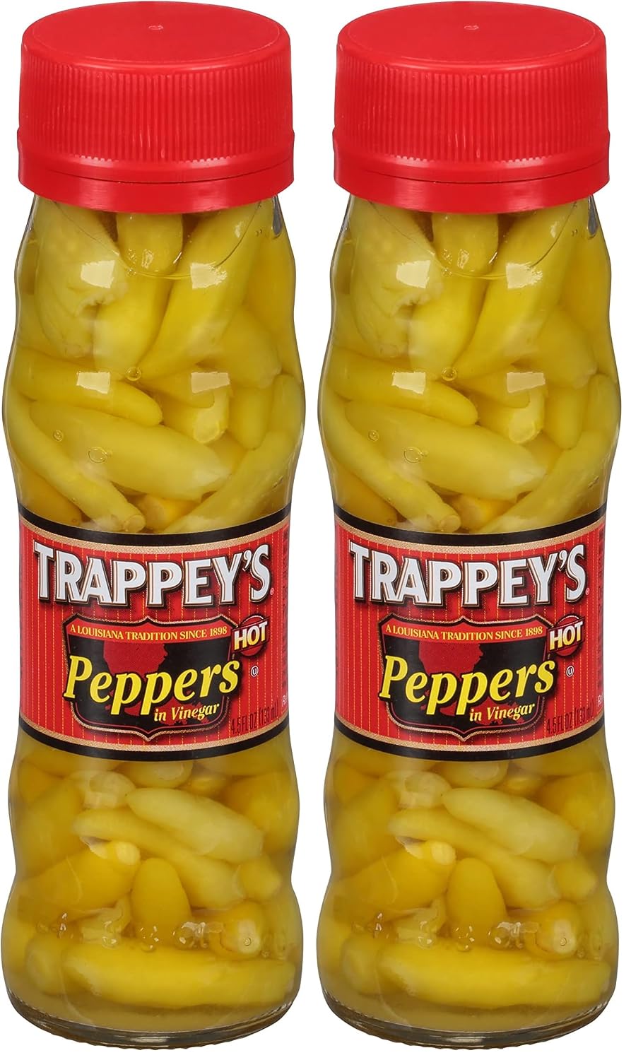 Trappey's Hot Peppers in Vinegar, 4.5 Ounce