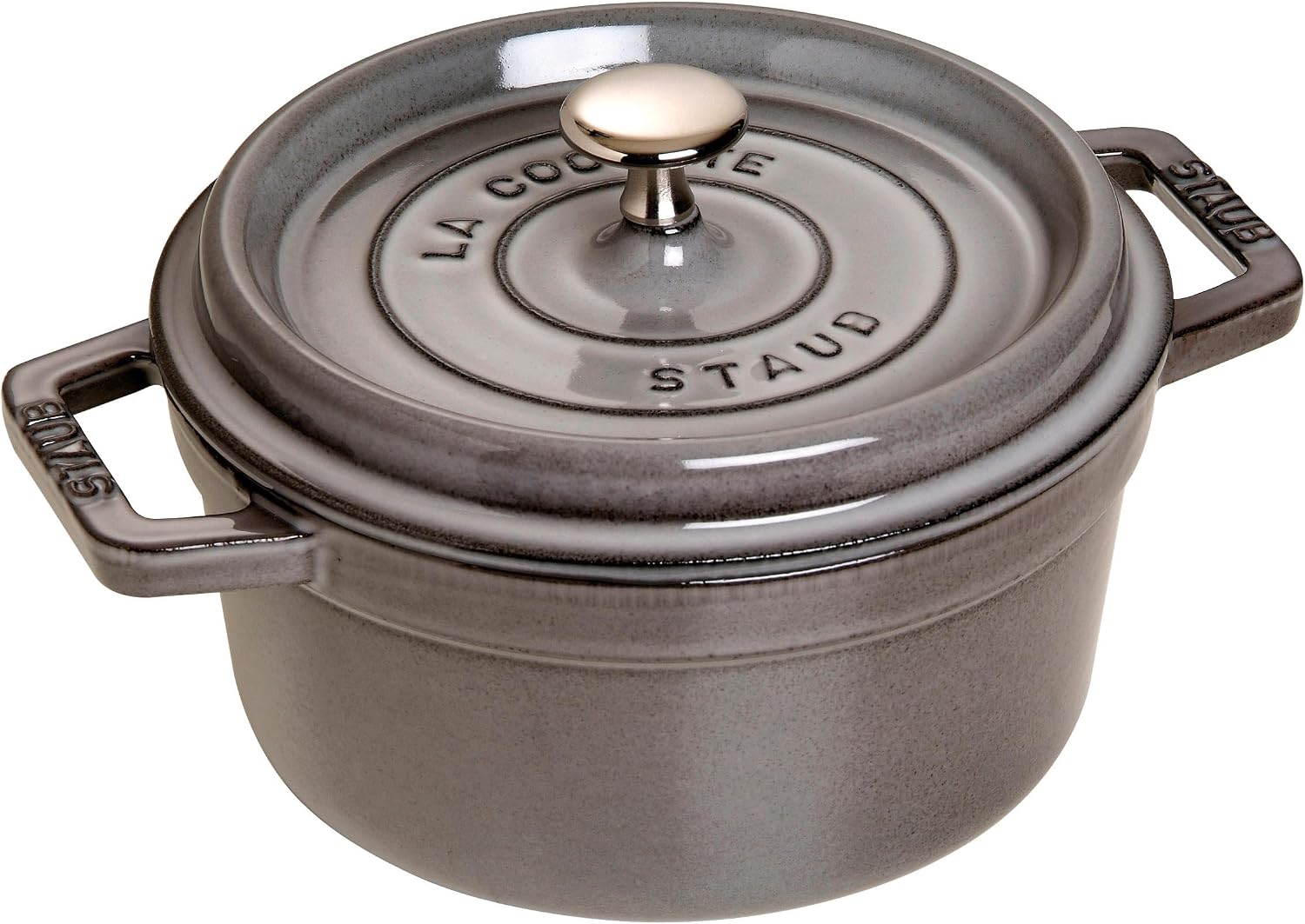 Staub Round Cocotte - 5.5Qt - Grenadine