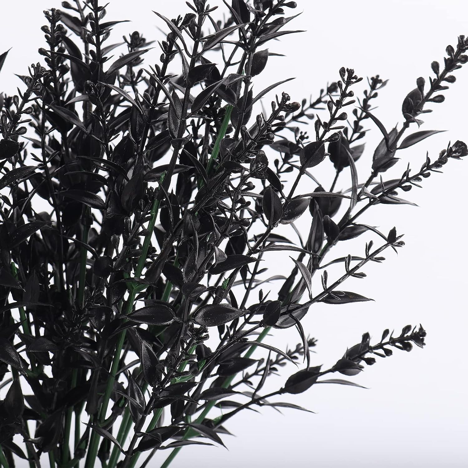 RECUTMS Artificial Greenery Lavender Fake Shrubs Flowers 8 Pcs UV Resistant