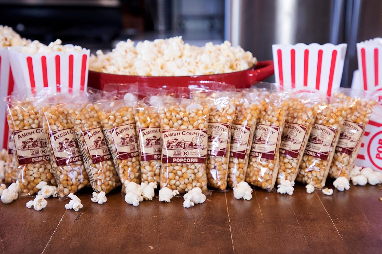Amish Country Popcorn | 6 lb Bag | Mushroom Popcorn Kernels | Old Fashioned, Non-GMO and Gluten Free (Mushroom - 6 lb Bag)