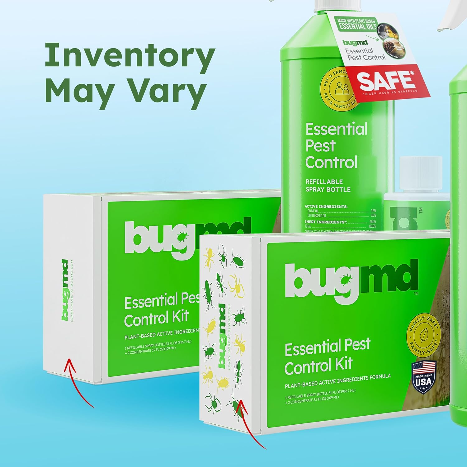 BugMD Ant Killer and Bug Spray Concentrate - Plant-Powered (3.7 oz)