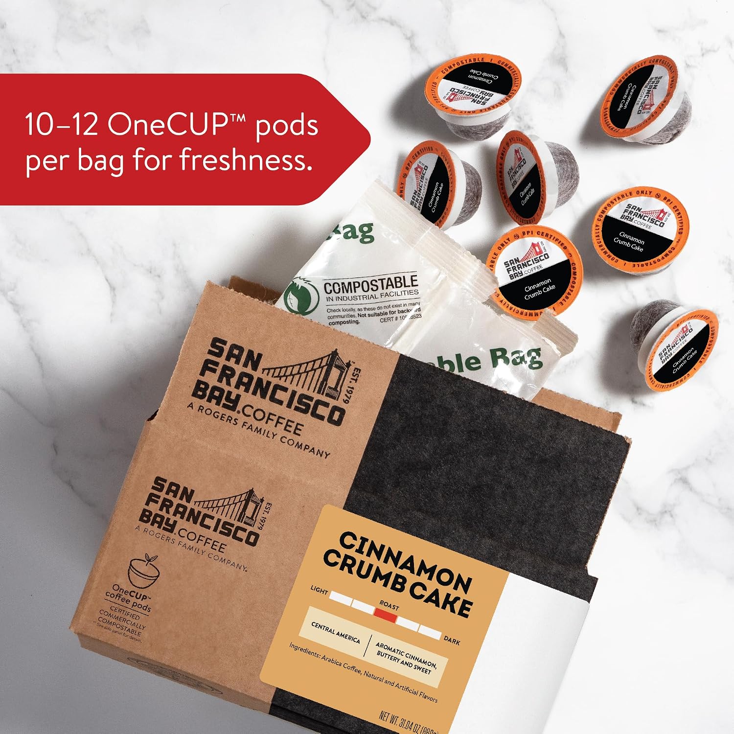 SAN FRANCISCO BAY FRENCH ROAST 24 ONE CUPS for Keurig K-Cup Brewers