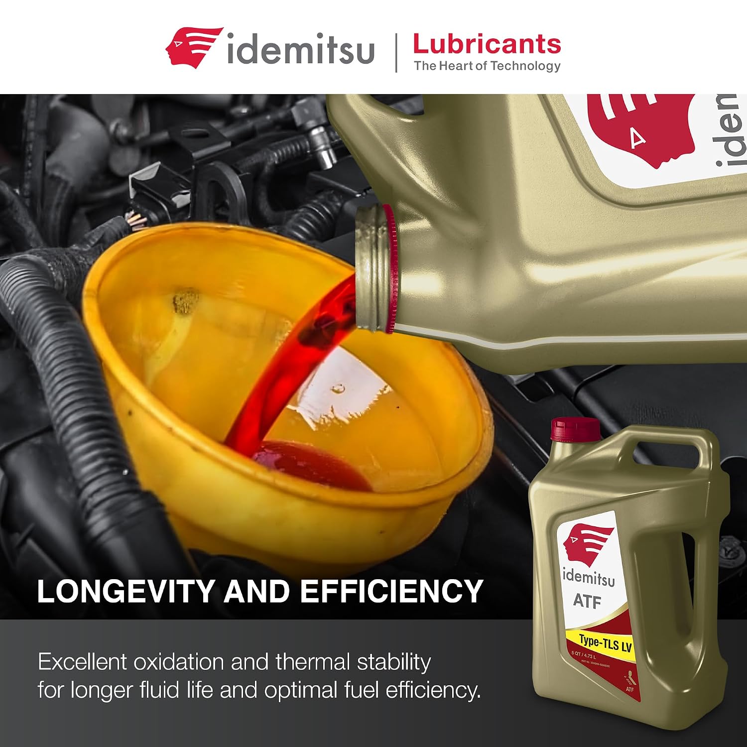 Idemitsu ATF Type TLS-LV (WS) Automatic Transmission Fluid for Toyota/Lexus/Scion - 1 Quart