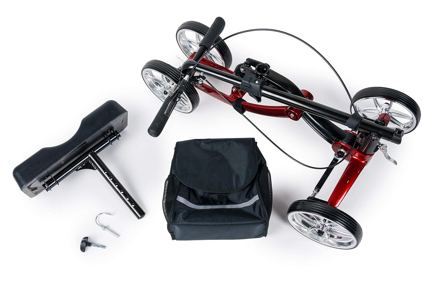Lumex S8 Knee Scooter, Steerable Rolling Knee Walker for Adult Foot & Leg Injuries