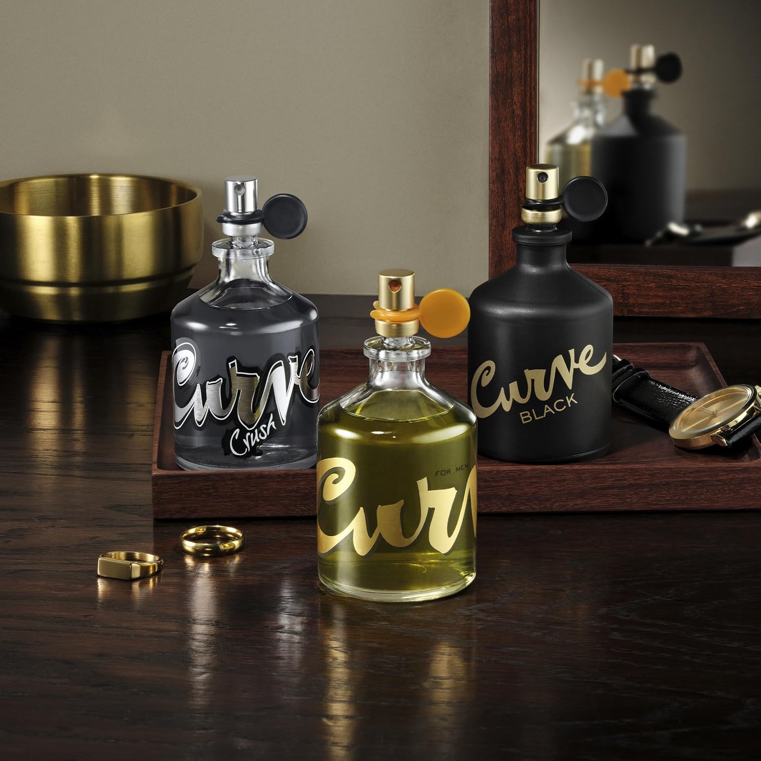 Curve Black Men's Cologne Fragrance Spray, Casual Day or Night Scent, 4.2 fl oz
