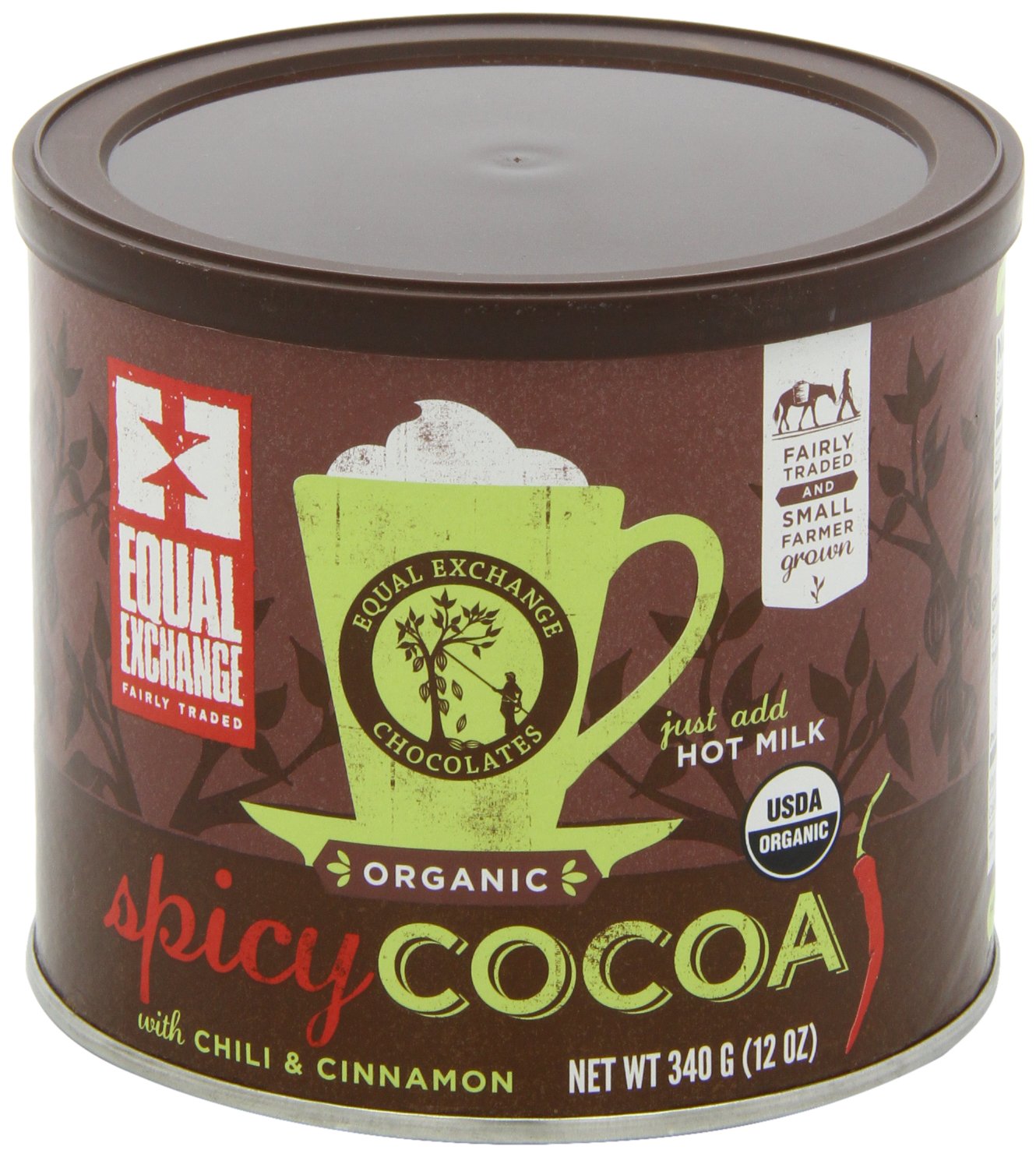 Equal Exchange, Cocoa Powder Baking Unsweetened Organic, 8 Ounce