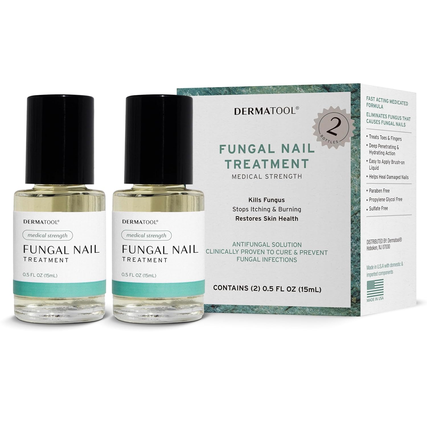 Toenail Fungus Treatment Extra Strength Antifungal Solution and Nail Fungus Treatment for Toenail - Repairs Fungal Damaged, Yellow, Thick