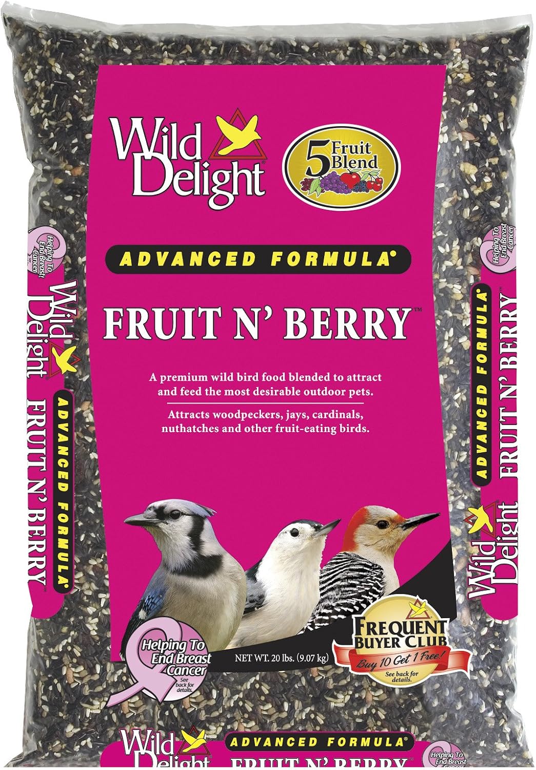 Wild Delight Fruit N' Berry Bird Food, 5 lb