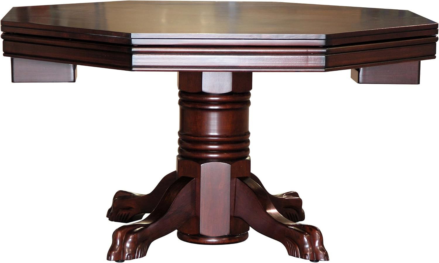 Combination 3 in 1 Poker/Game Table (Chestnut Finish)