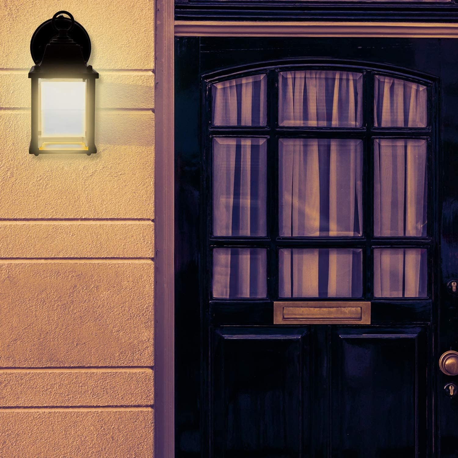 Maxxima LED Aged Bronze Outdoor Wall Light, Photocell, 650 Lumens 3000K