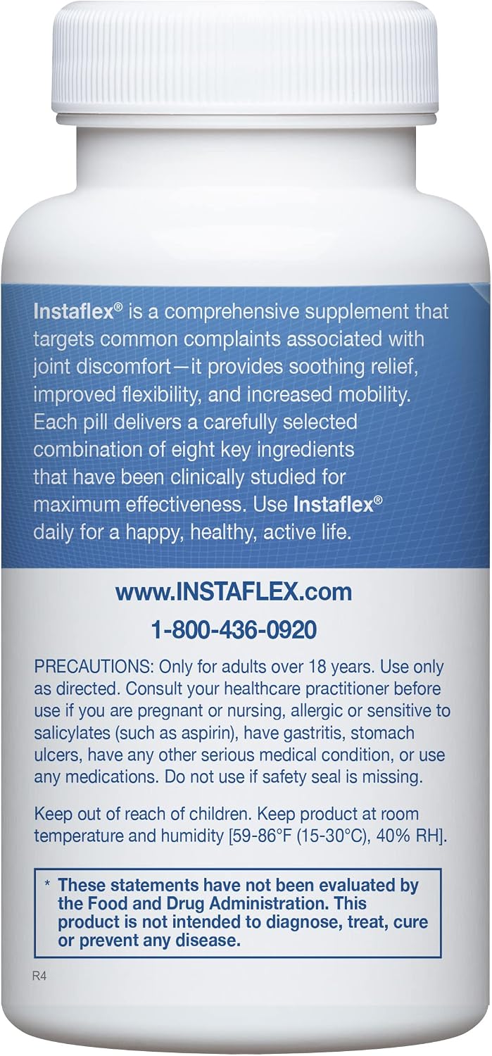 Instaflex Joint Support Supplement for Men and Women with Glucosamine, 90ct | Joint Health, Relieve Discomfort, Improve Flexibility, Increase Mobility