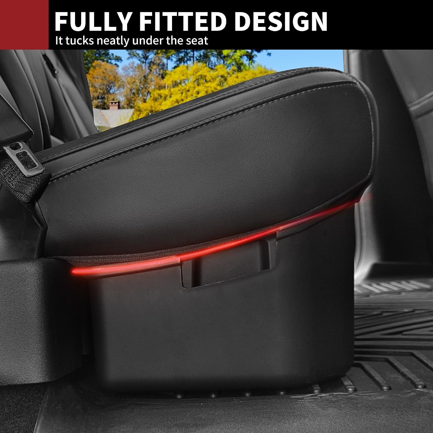 YITAMOTOR Rear Under Seat Storage Fit Ford 2015-2026 F150 & 2017-2026 Super Duty SuperCrew/Crew Cab
