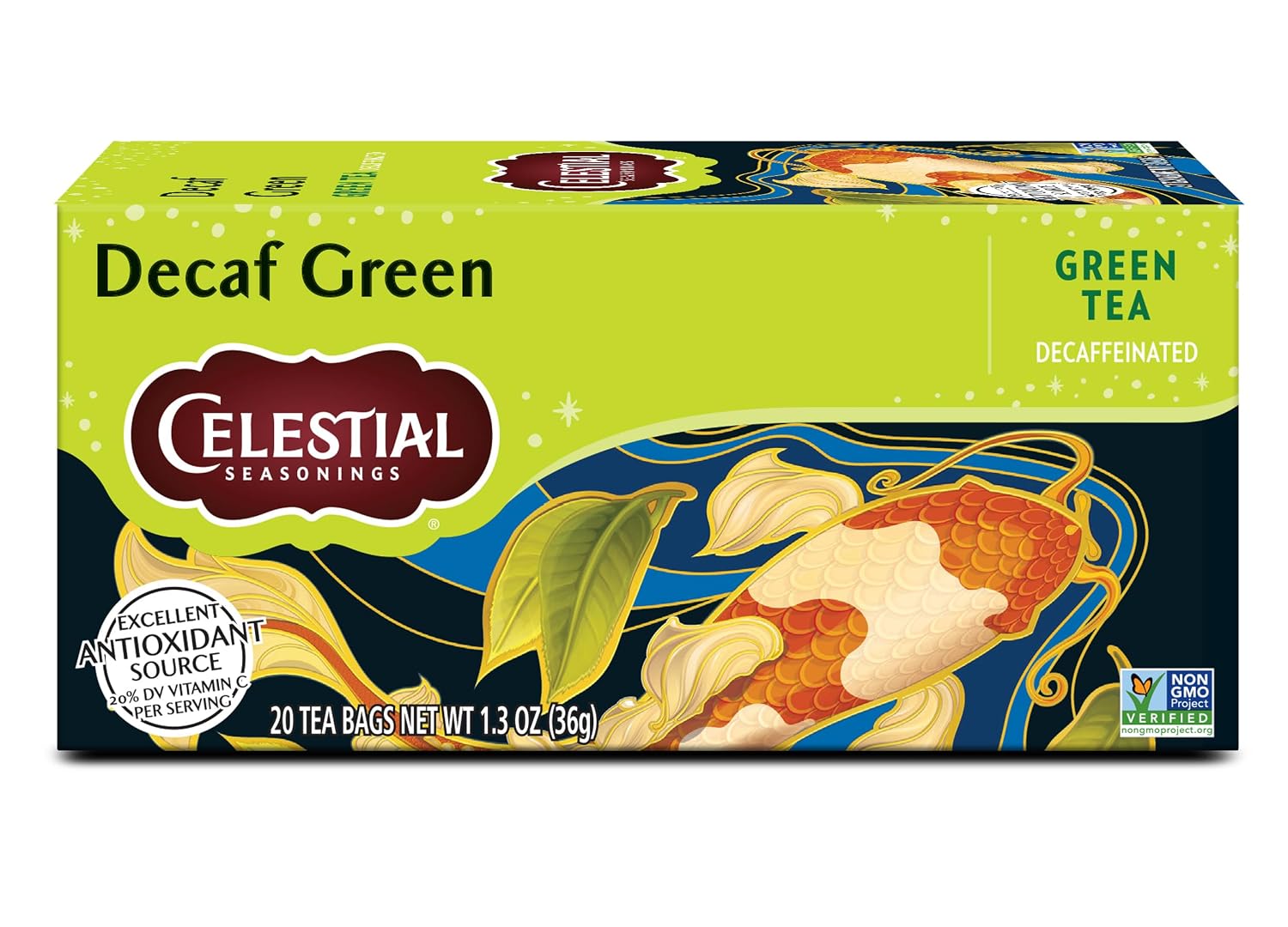 Celestial Seasonings Authentic Green Tea 40 Count