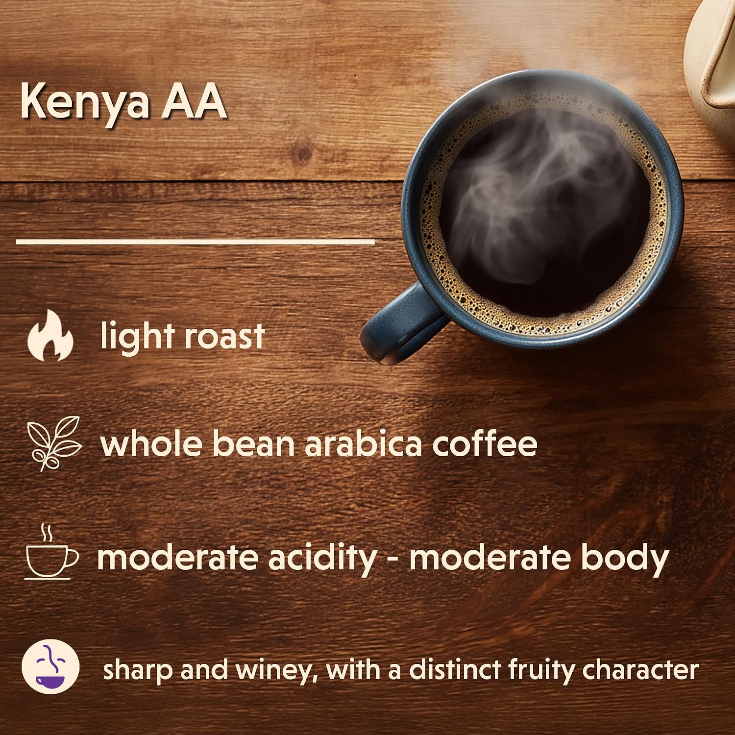 Coffee Bean Direct French Roast Papua New Guinea, Whole Bean, 5lb Bag | Dark Roast, Single Origin Arabica Coffee Beans