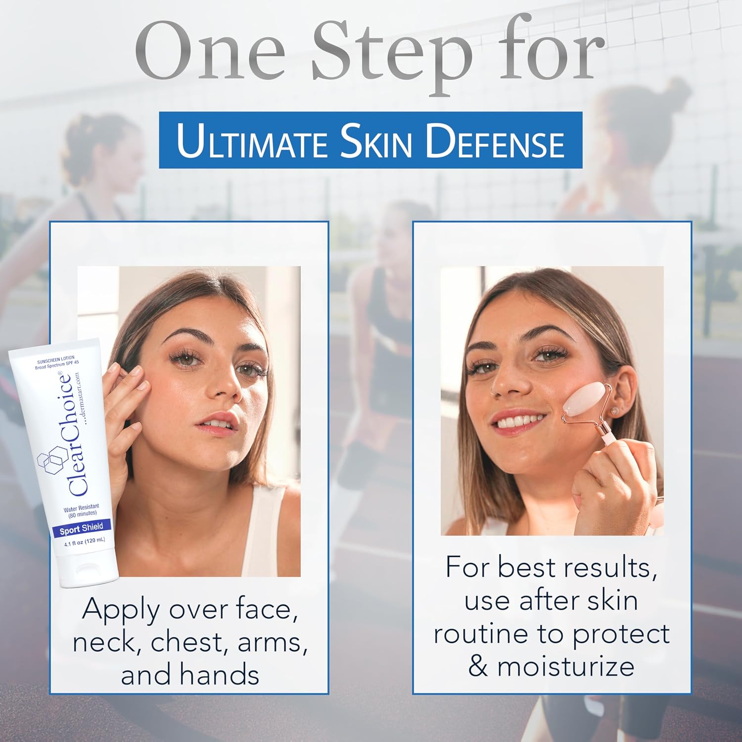ClearChoice Sport Shield SPF 45 Zinc Oxide Mineral Face Sunscreen, 4 Fl Oz