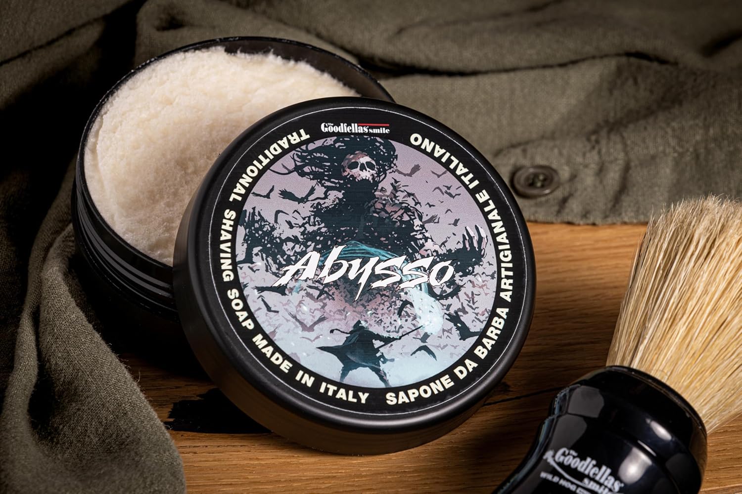 Goodfellas' Smile Abysso Shaving Soap, Made in Italy