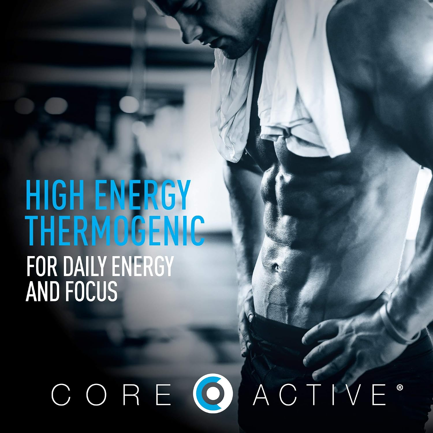 (CORE)ACTIVE Syphon Thermogenic Fat Burner for Men - 60 Capsules | Keto Pills, Advantra Z, Energy Support, Focus Support, Appetite Control