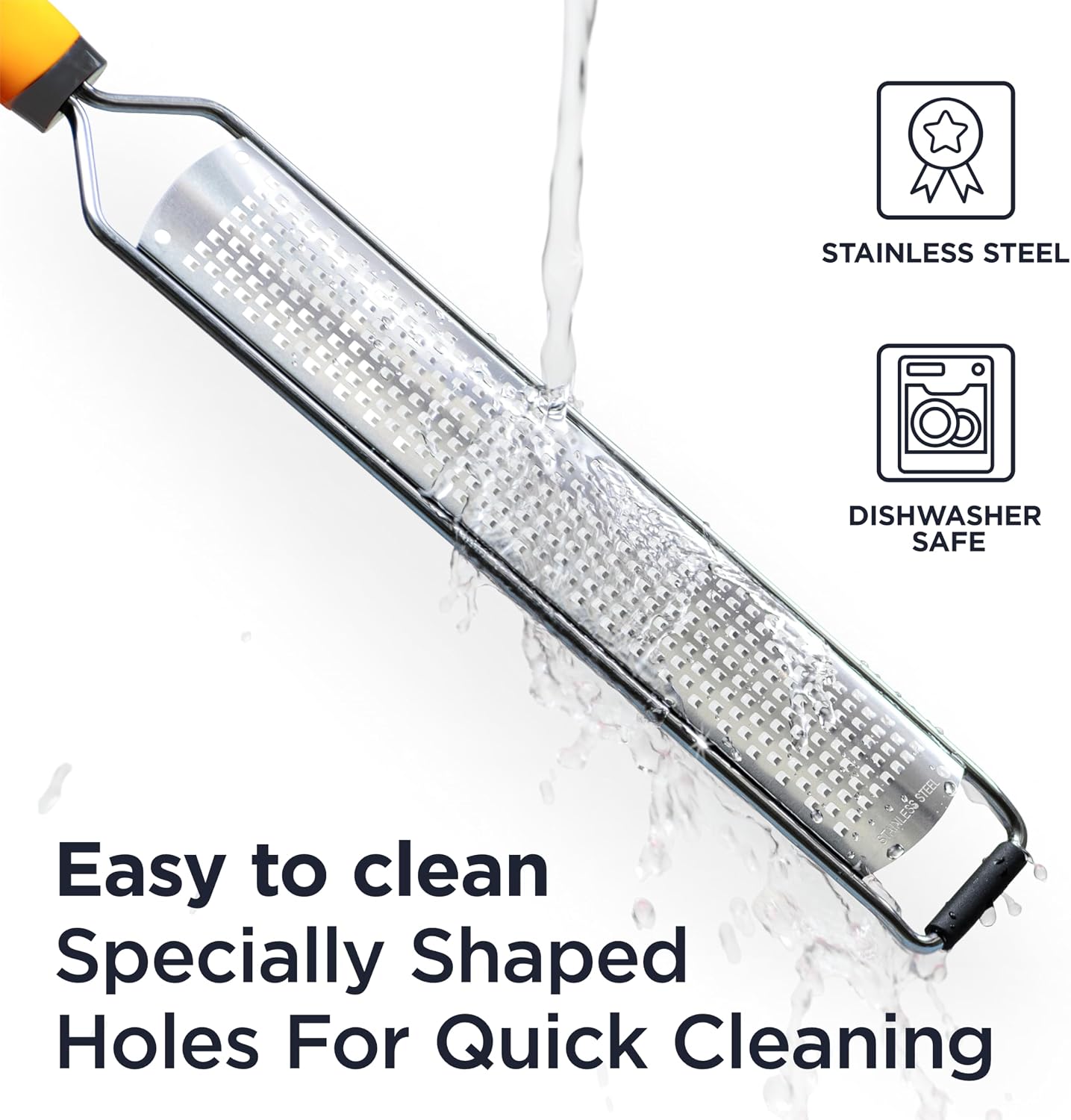 Deiss PRO Citrus Lemon Zester & Cheese Grater — Parmesan Cheese, Lemon, Ginger, Garlic, Nutmeg, Chocolate, Vegetables