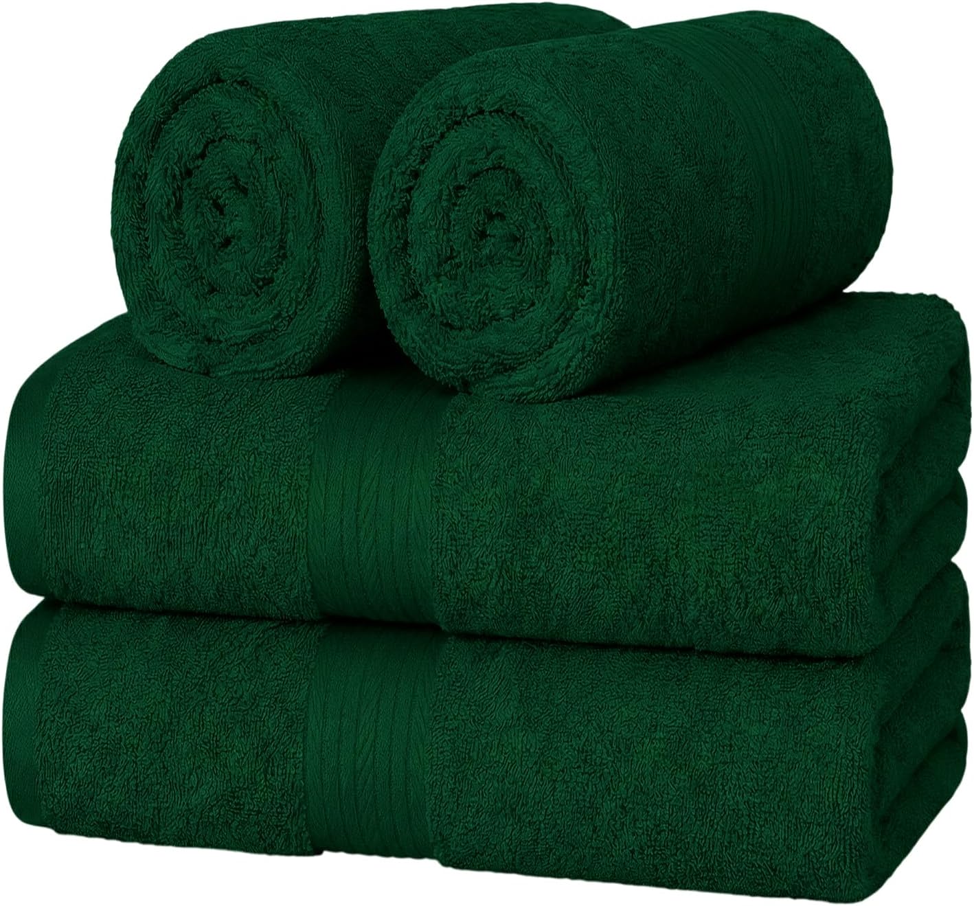 Ample Decor 100% Cotton Hand Towels 18x28 Inches, 600 GSM, Soft & Absorbent, Set of 12, Purple