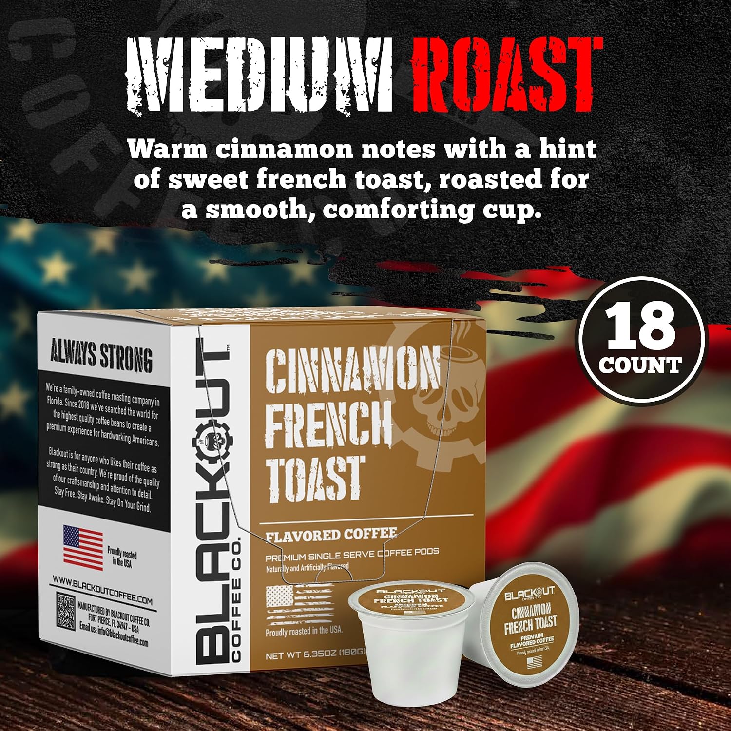 Blackout Coffee Blueberry Crumble Ground Coffee, Medium Roast, 12 oz