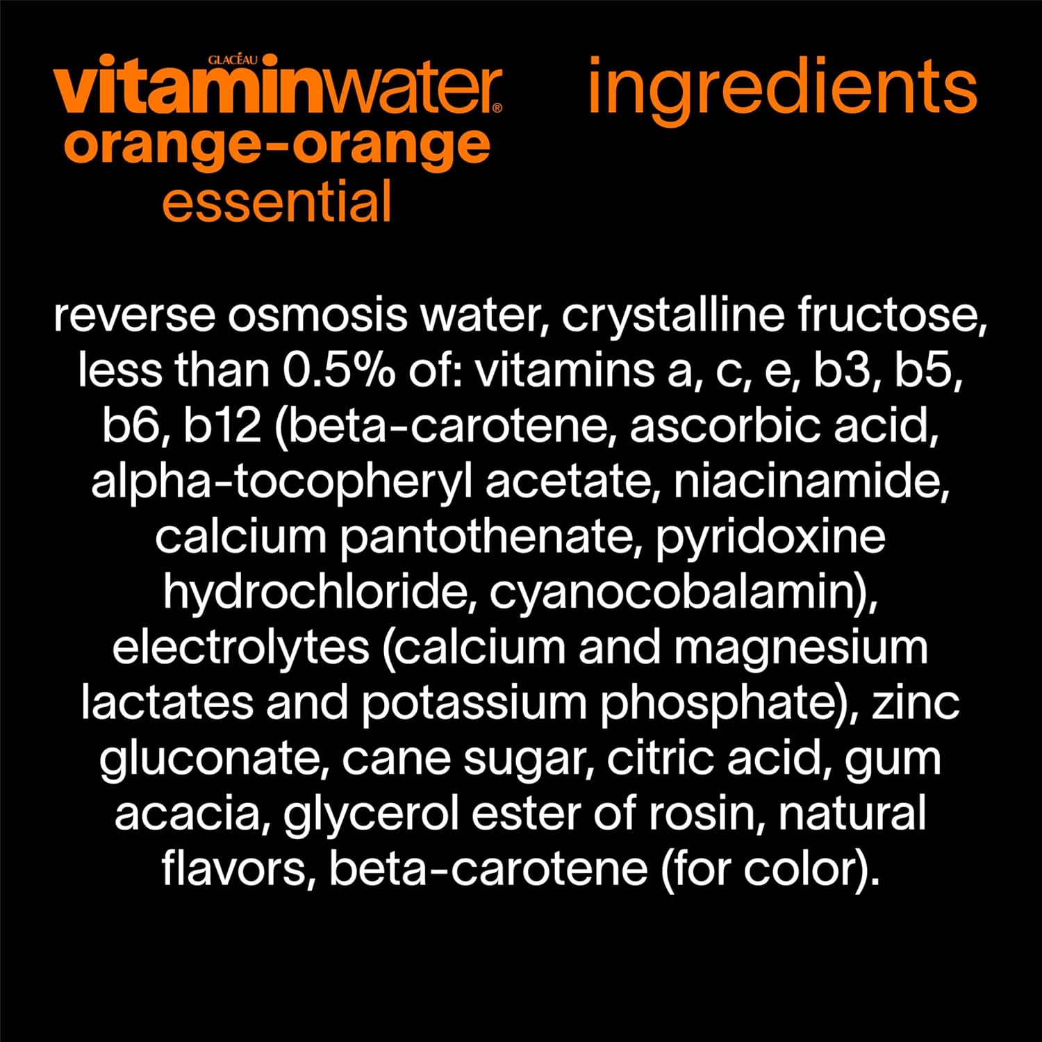 vitaminwater Refresh Tropical Mango, Flavored Water Beverage Bottles, 20 fl oz, 12 Pack