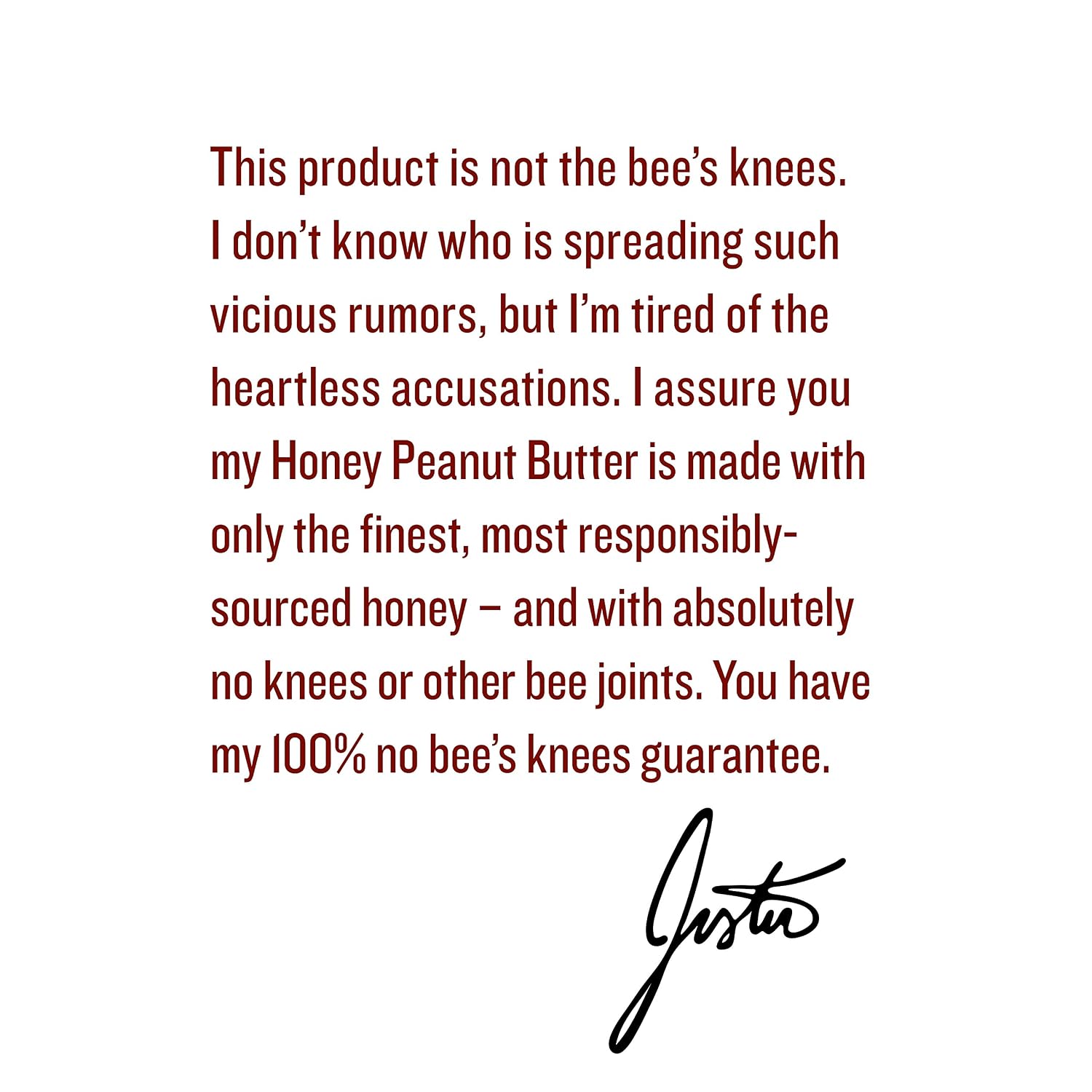 Justins, Peanut Butter Blend Honey Jar, 16 Ounce
