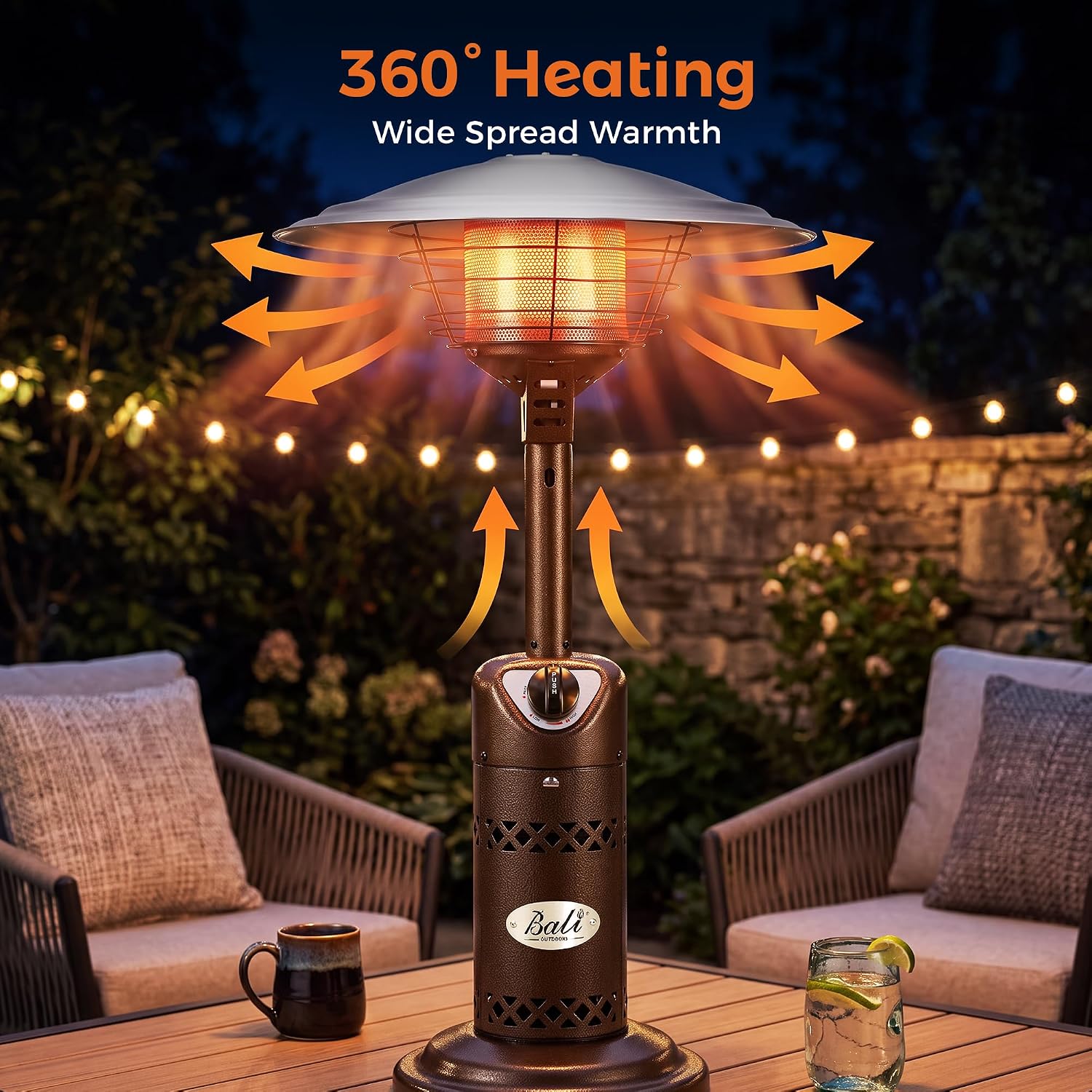 BALI OUTDOORS Portable Patio Heater
