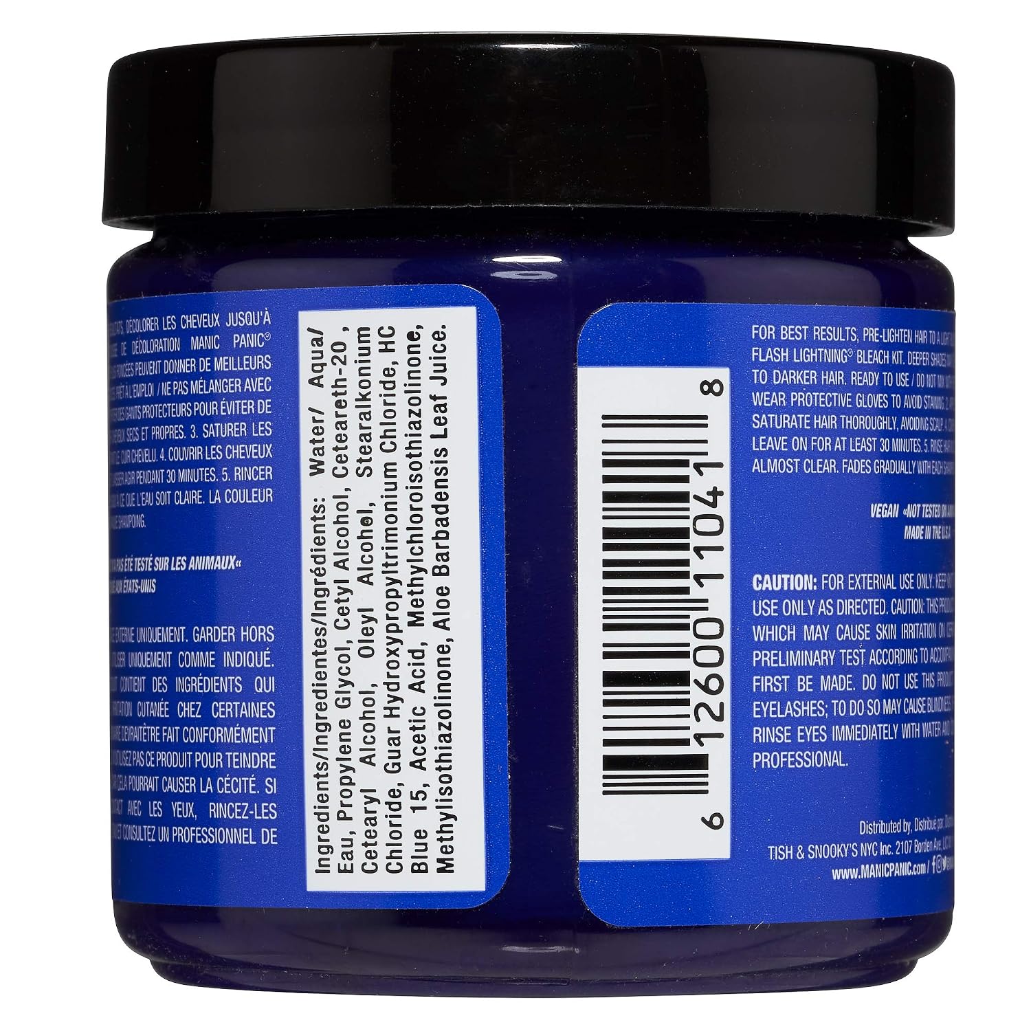 MANIC PANIC Classic Cotton Candy Pink Semi Permanent Hair Color - Bright Pink Hair Dye for Women & Men That Lasts 4-6 Weeks - Vegan, Ammonia & Cruelty-Free - Create & Mix Custom Shades (4oz / 2pk)