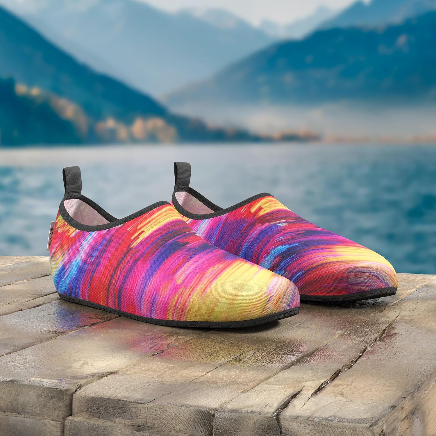 VIFUUR Water Shoes for Men Women Barefoot Quick Dry Aqua Socks Slip On | Lightweight, Breathable Upper, Flexible Sole, Drainage Design, Easy Slip-On Fit for Water Activities