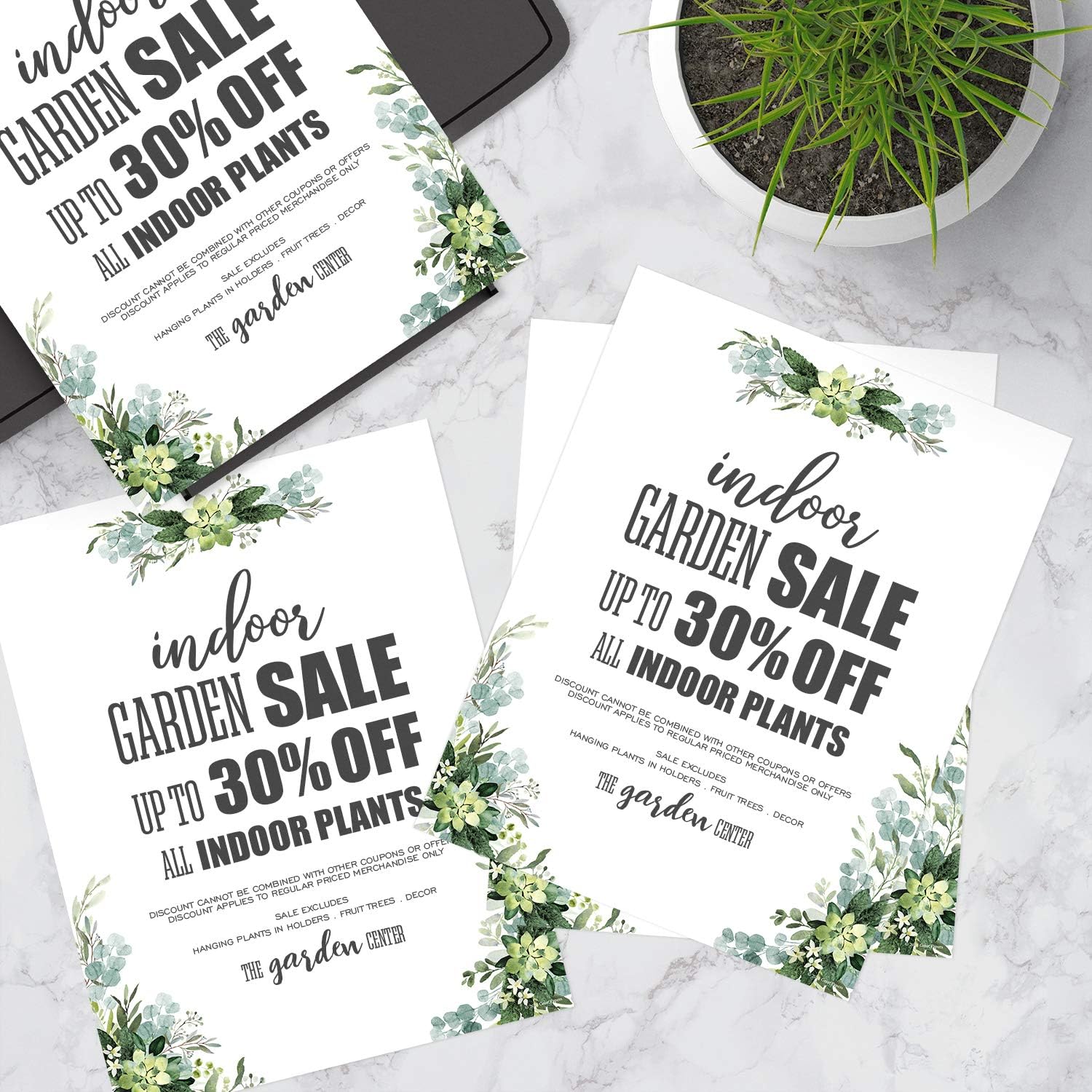Great Papers! Lush Greenery Letterhead / 80 Floral Sheets 8.5" x 11" Beautiful Watercolor Botanical All Occasion Letter Paper