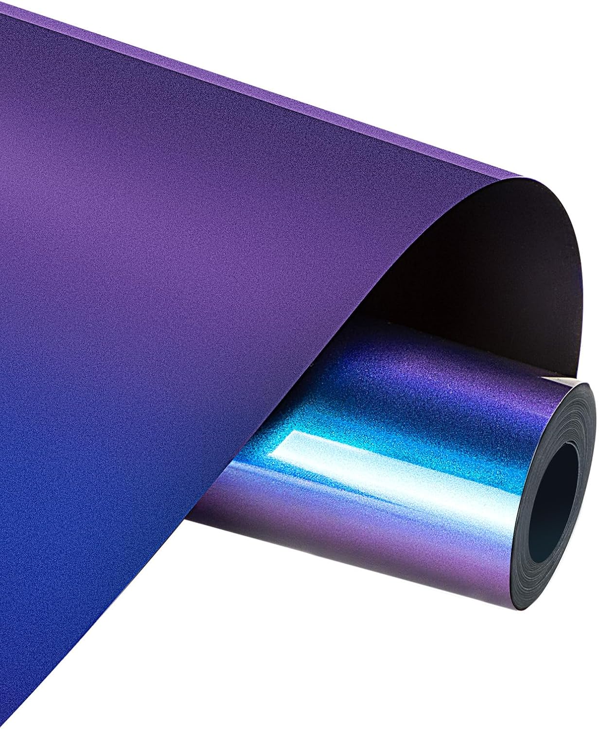 HTVRONT HTV Roll Heat Transfer Vinyl - 12" x 8ft Black HTV Vinyl for Shirts