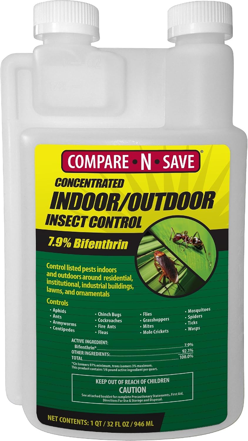 Compare-N-Save Concentrate Indoor & Outdoor Insect Control, 32 oz, Model Number: 75366