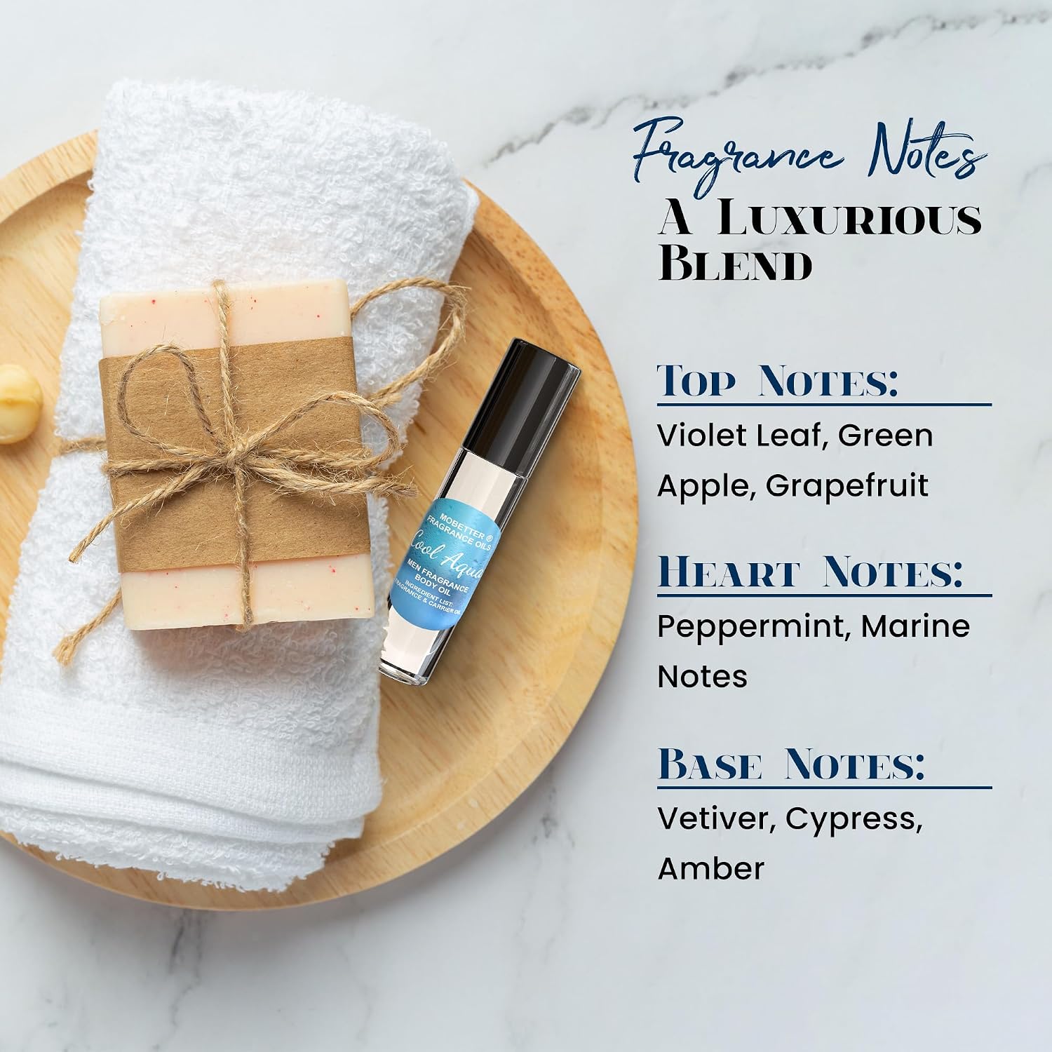 MOBETTER FRAGRANCE OILS Agua Duo Geo Men Fragrance Body Oil