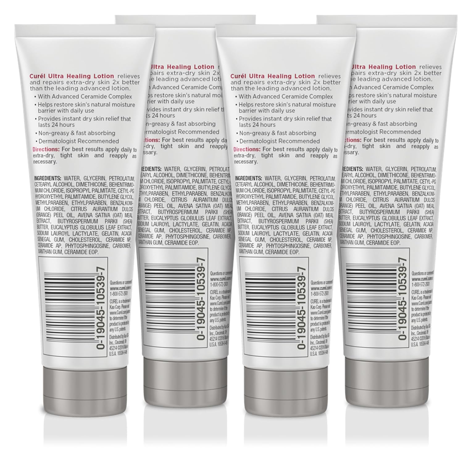 Curel Ultra Healing Intensive Fragrance-Free Lotion For Extra-Dry Skin, Dermatologist Recommended, Ideal for Sensitive Skin, Cruelty Free, Paraben Free, 20 Oz | Repairs Moisture Barrier, Ceremides, Dry & Sensitive Skin, Eczema-Prone, Dermatologist Recomm…