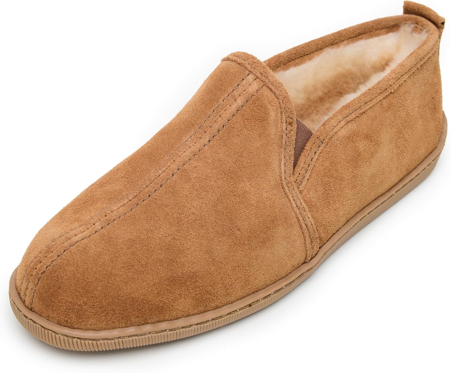 Minnetonka Men's Twin Gore Sheepskin Slippers