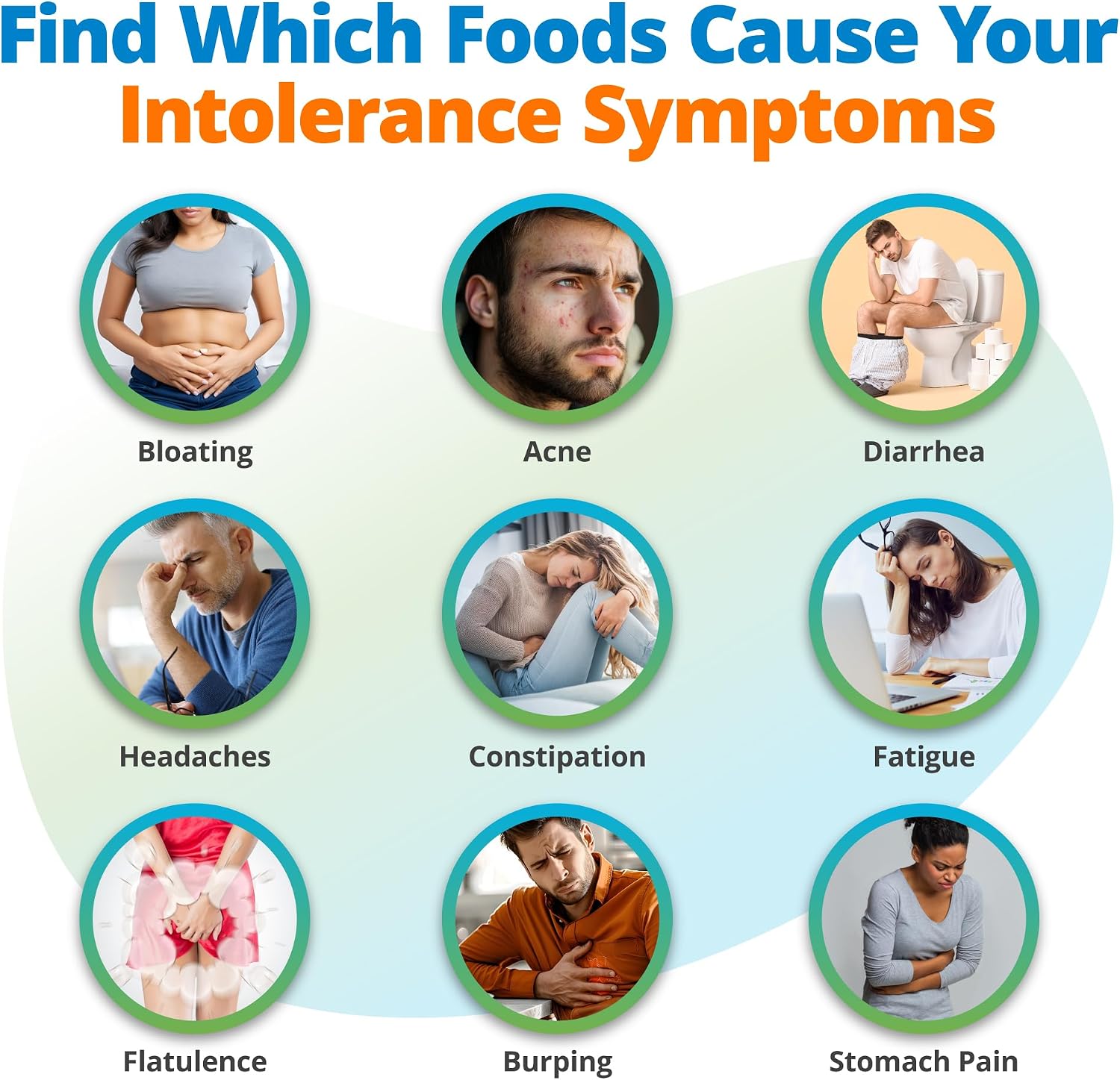 5Strands Food Intolerance Test, Accurate Hair Analysis, 800 Items Tested, at Home Food Sensitivity Test Kit for Adults & Kids, Gut Health Test