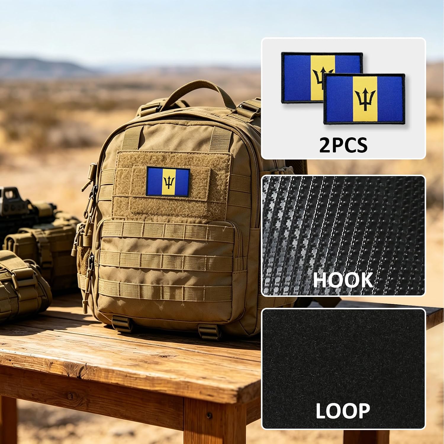 2 Pack Nicaragua Flags Patch Nicaraguans Flag Patches Patriotic Military Team Tactical Patch 3×2 Inch