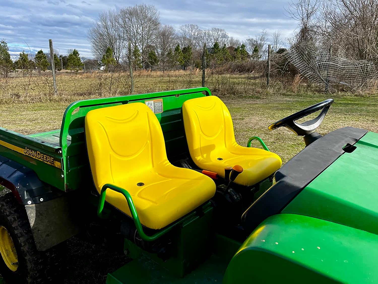 E-VG11696 Two Seats for John Deere Gator (2pcs) for XUV 850D, E GATOR, TURF GATORS Including TE, ELECTRIC & TH, TH 6X4 DIESEL GATOR, TX 4X2 GATOR