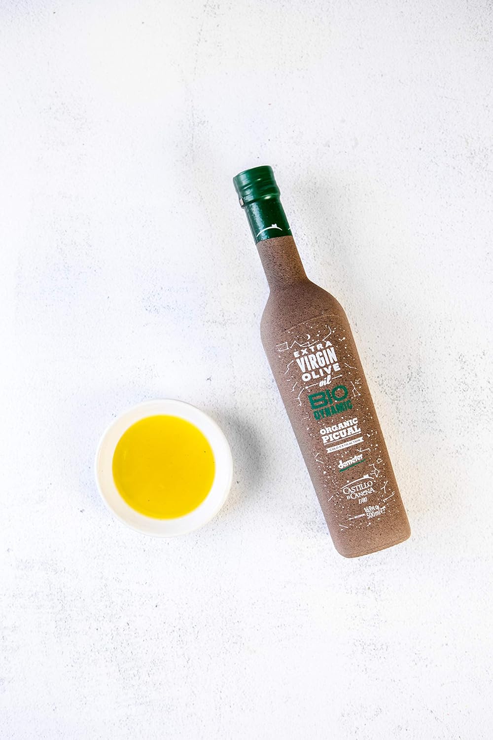 Castillo de Canena Organic Extra Virgin Olive Oil, 500 Milliliters | 16.9 Ounces, Cold Pressed, From Spain, Biodynamic, 100% Environmentally Sustainable, Picual