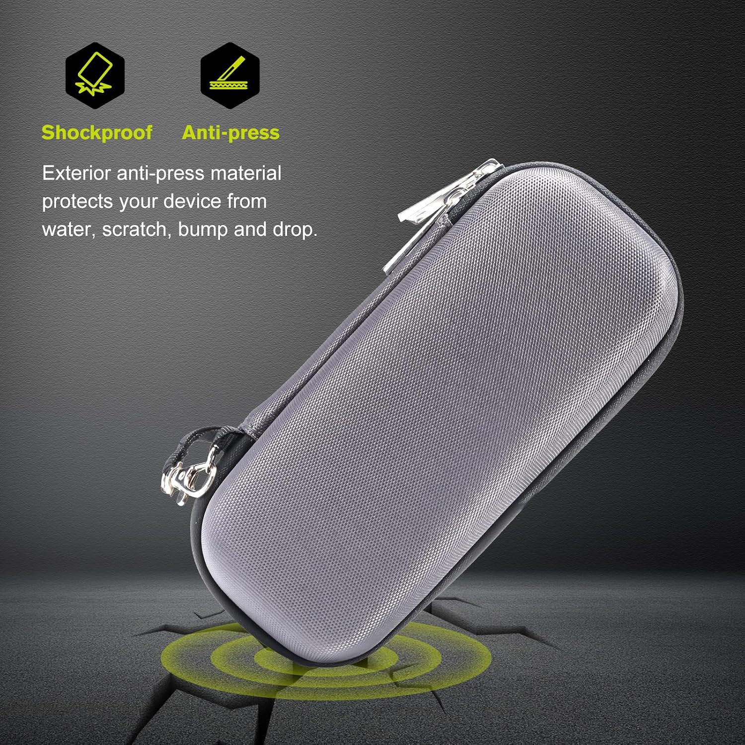 ProCase Hard Travel Case for Electric Trimmer & Shaver -Black | Fits QP2520 QP2530 QP2620 QP2630, Portable Organizer Carrying Bag