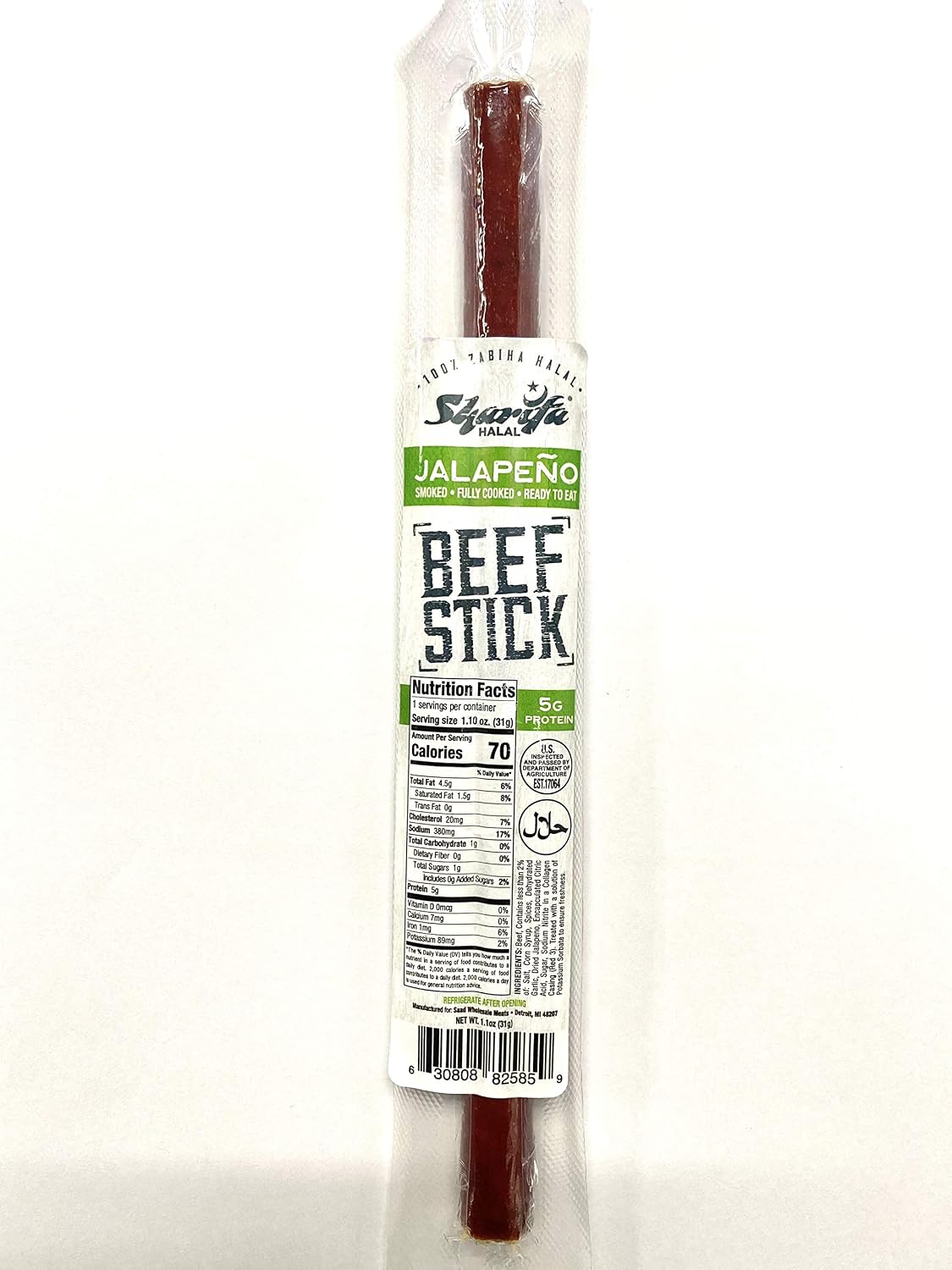 HALAL BEEF STICKS (JALAPENO)