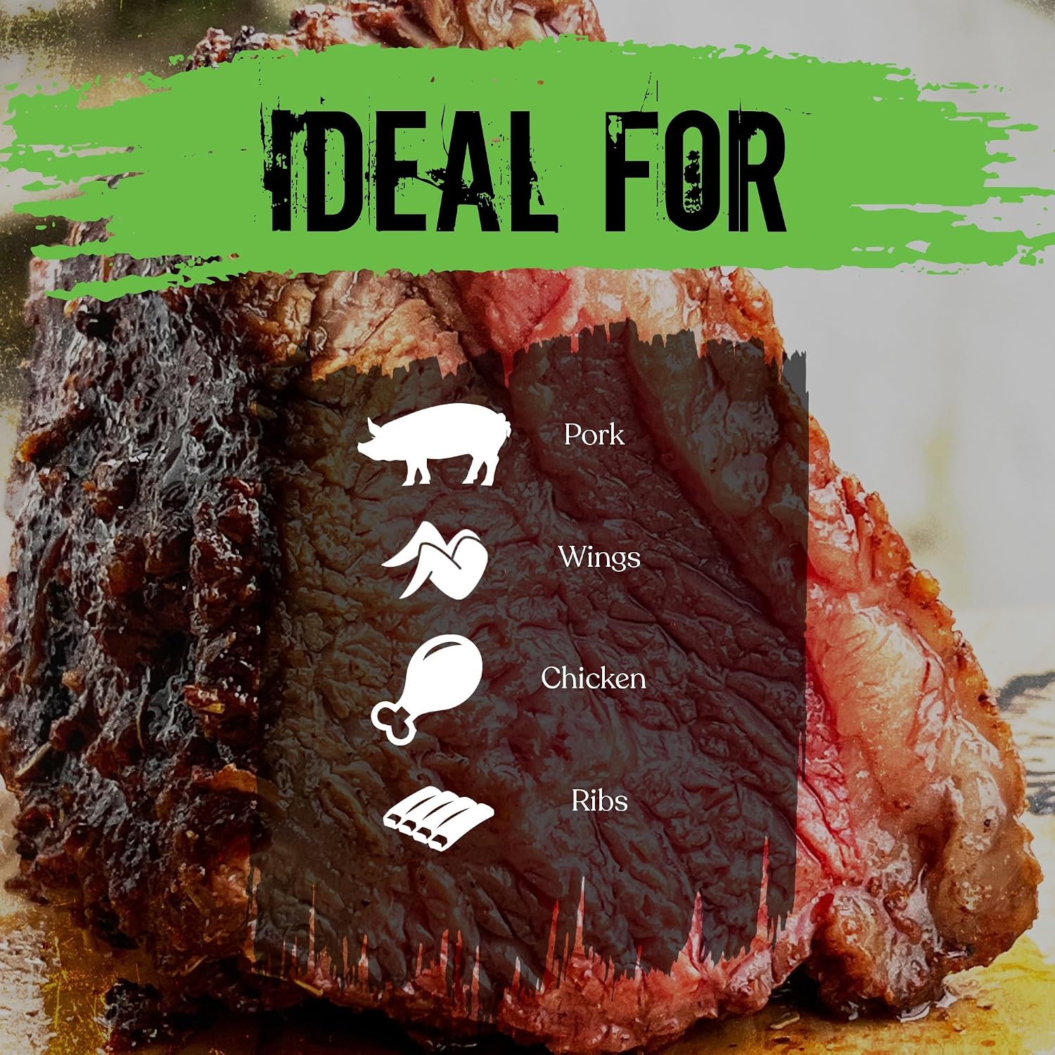 Angus & Oink | Dirty Cow Beef BBQ Rub | Bold Flavour for Brisket & Beef Ribs | Perfect for Low & Slow BBQ | Coffee-Infused Bark Maker | Gluten-Free | 220g
