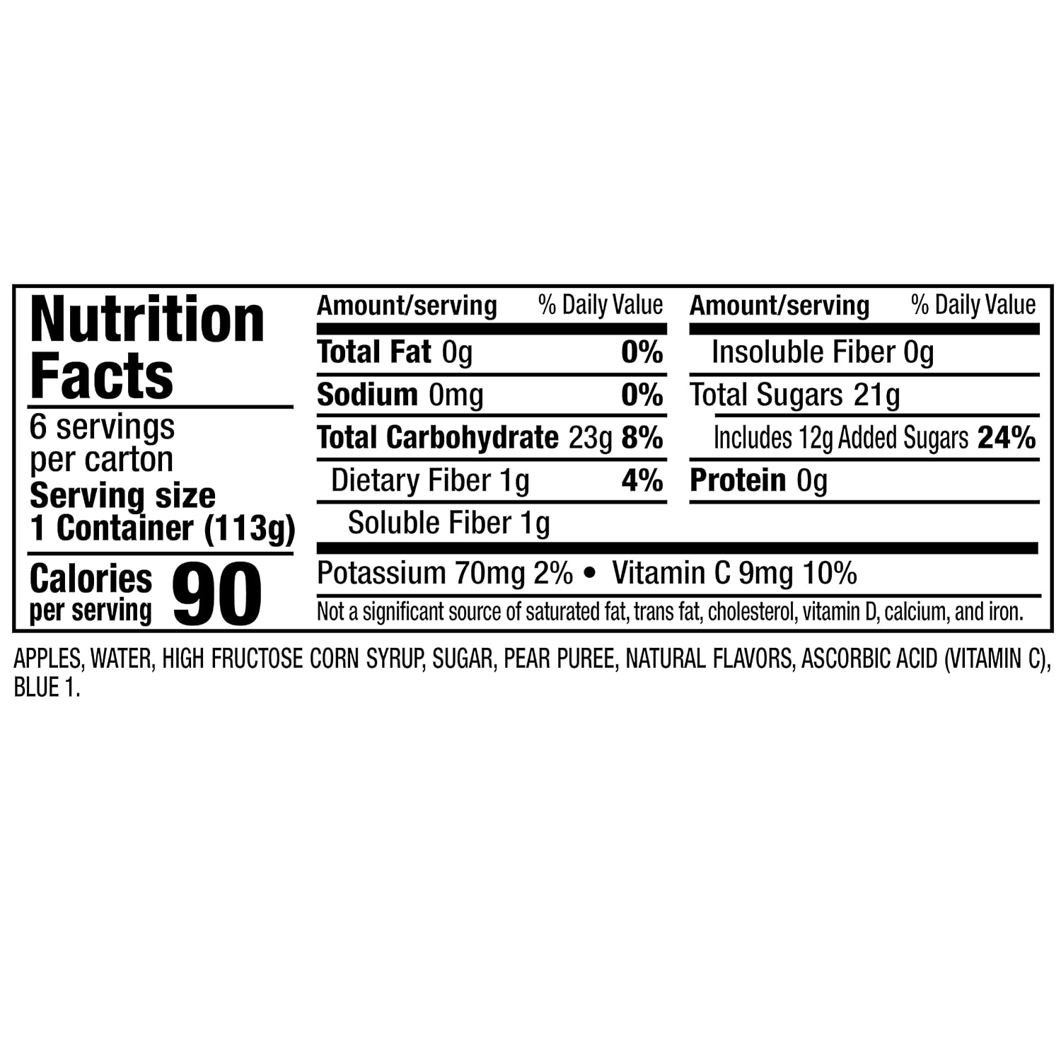 Mott's Applesauce, 4 Oz Cups, 36 Count, No Artificial Flavors, Good Source of Vitamin C, Nutritious Option for The Whole Family