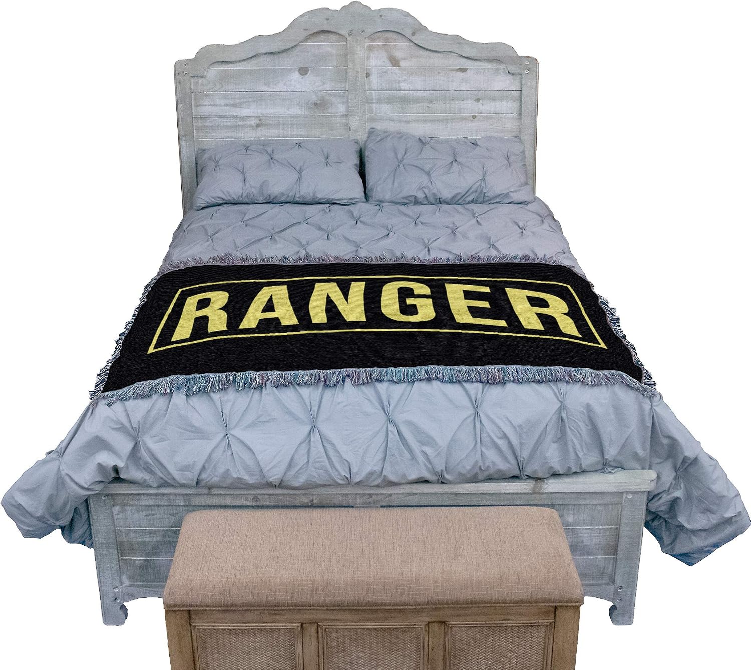 Pure Country Weavers US Army -Military Service Mark Seal Blanket Eagle - Gift Military Tapestry Throw Woven from Cotton - Made in the USA (72x54)